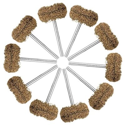 1 Brown 120 Grit Abrasive Buffing Polishing Wheels Burr For Proxxon Dremel 50 -