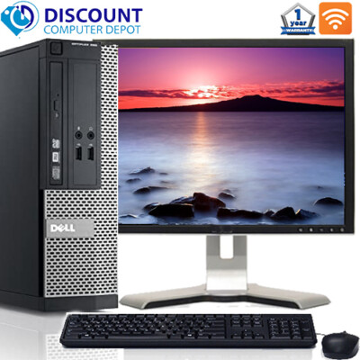 Dell Desktop Computer Intel Core i3 4GB 256GB SSD DVD WIFI