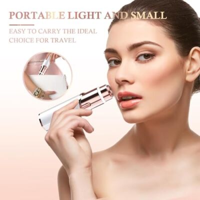 Flawless Facial Hair Remover Painless Hair Removal Portable Trimmer USB Recharge