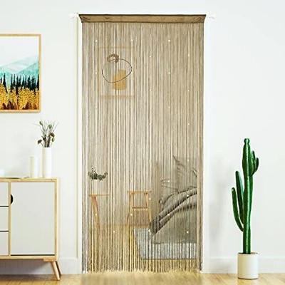 YaoYue Beaded Curtain Door String Curtains for Doorway Tassels Beads Hanging