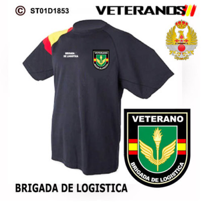 CAMISETAS TECNICAS: VETERANOS EJERCITO DE TIERRA - BRIGADA DE LOGISTICA