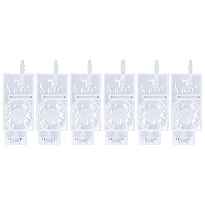 Inkjet Head Damper, 6Pcs 4 x 3mm PP UV Printer Ink Dampers Solvent Ink Damper...