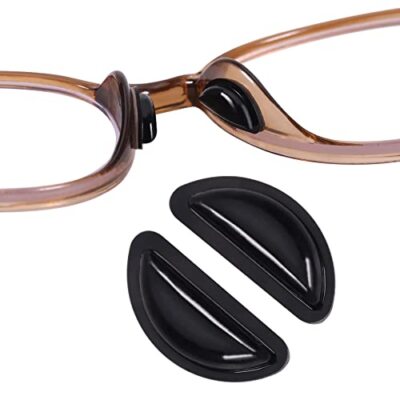 16 pares de almohadillas nasales antideslizantes para anteojos.