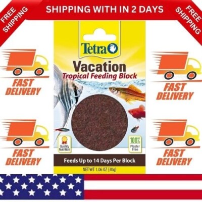 Tetra Weekend and Vacation Feeder Slow-Release Fish Food for Tropical Fish 1.06