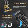 LQT® Men's Professional Hair Clippers Kit，Cordless and Corded Barber Clippers Set，Grooming Rechargeable Beard Trimmer with Adjustable Blade