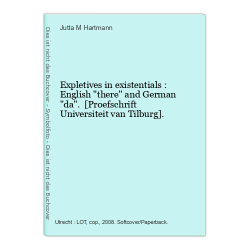 Expletives In Existentials : English 