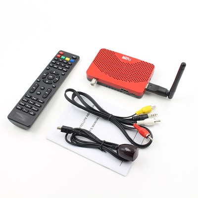 Mini HD 1080P Digital DVBS2 Satellite Wifi KeyTuner Receiver TV BOX HDMI PVR DB