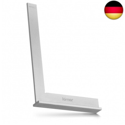 Kirner - Profi Schlosserwinkel mit Anschlag 250mm - Rostfrei & Verzinkt