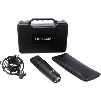 TASCAM TM-180 Studio Condenser Microphone with Shockmount, Hard Case