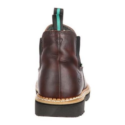 Pre-owned Georgia Boot Men's Georgia Giant High Romeo Soft Toe Work Boot Soggy Brown - Gr5