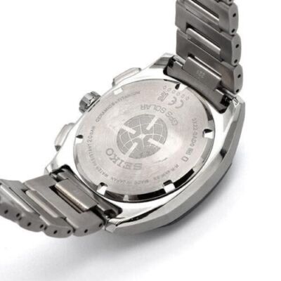 Pre-owned Seiko Astron Sbxd007 Titanium Analog Satellite Radio Gps Watch Men Japan