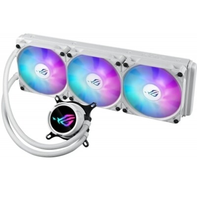 ASUS ROG Strix LC III 360 ARGB WHITE 3x Fan Slots 120mm. CPU Cooler. White