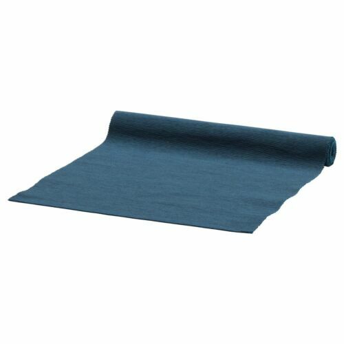 IKEA SILVERARV Tischläufer, blau beige, 18x59