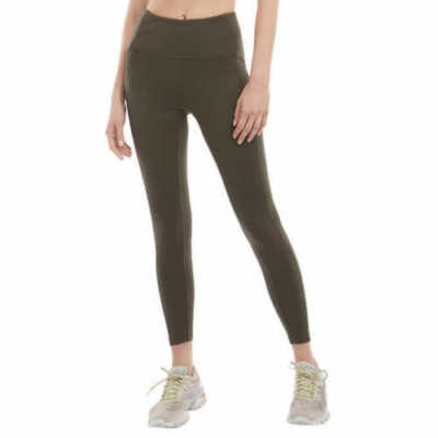 DANSKIN WOMEN HIGH WAIST SUPER SOFT 7/8 SIDE POCKET LEGGING