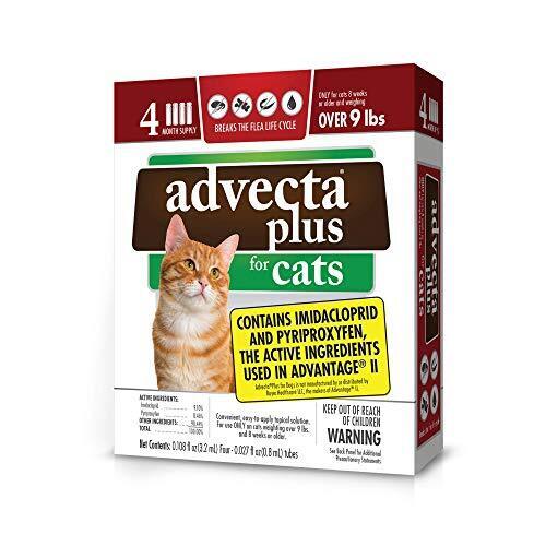 Advecta Plus Flea Protection for Large Cats, Long-Lasting and Fast-Acting...