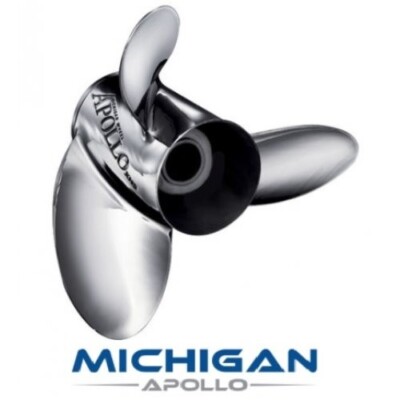 Michigan Apollo (14.38x15x3, 993042) 3 Blade Stainless Prop 150-300 HP Outboards