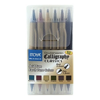 Doubleheader Calligraphy Marker Set 2 Chisel Tips 1.5mm and 