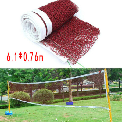 Federballnetz Volleyballnetz  Badmintonnetz Tennisnetz Trainings Netze 6.1*0.79M