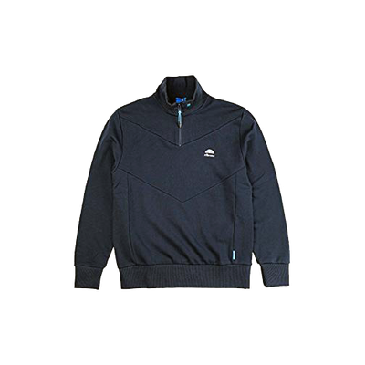 

Мужская куртка Ellesse Italia Simeoni 1/2 Zip Funn, темно-белая, спортивная и верхняя, Синий