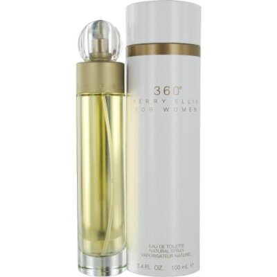 360 by Perry Ellis 3.4 oz EDT Perfume for Women New In Box