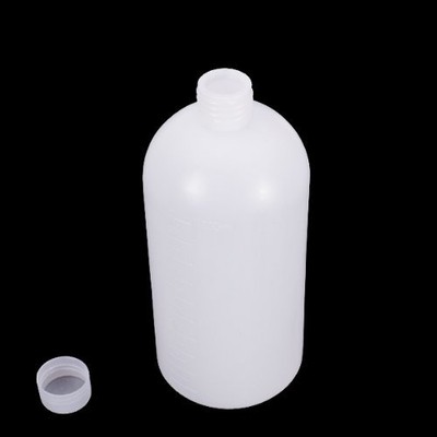 1000ml Plastic Bottle w Ribbed Lid H1