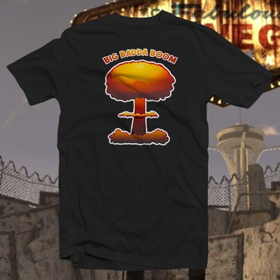 Big Badda Boom COTTON T-SHIRT Post Apocalyptic End World Nuclear Holocaust