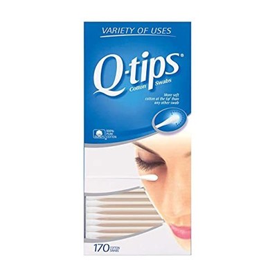 Q-tips Swabs 170 Each (Pack of 5)