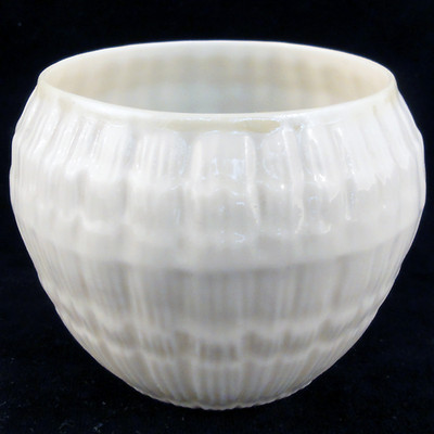 LIMPET by Belleek Open Sugar Bowl 3'' tall NEW NEVER USED made in Ireland