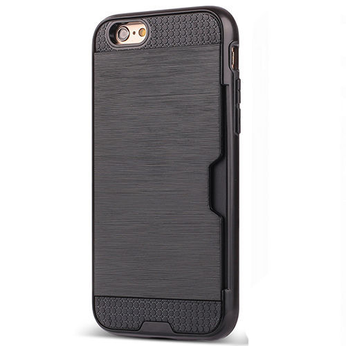 Silicone/Gel/Rubber Card Pocket Cases and Covers for iPhone 6