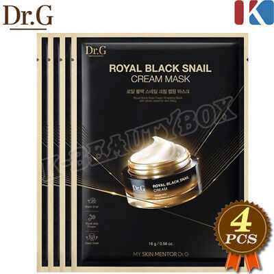 DR.G Royal Black Snail Cream Mask 16g Snail Mask Sheets Lifting Mask K-Beauty