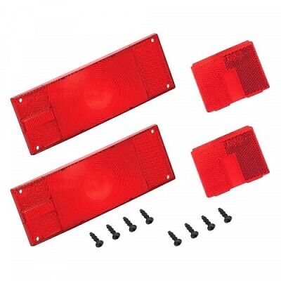 Wesbar® 403336 - Red Surface Mount Lens Set for Waterproof 