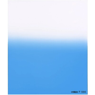 COKIN CREATIVE FILTER P SERIES SYSTEM P666 Graduated Fluorescent Blue 1 Resin