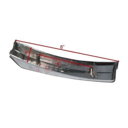 Vespa Front Mudguard Bare Metal + Crest & Bumper Combination PX PE LML NV T5  