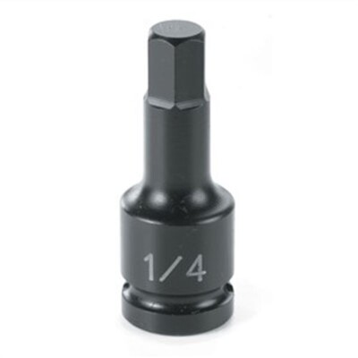 SOC 6MM 1/4D IMP HEX MALE BLK GRE9906M Brand New!