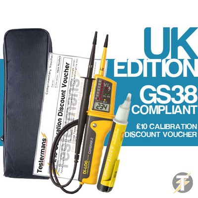 Di-Log DL6790 Voltaje & Probador Continuidad KIT7,PL107N Detector de y Funda