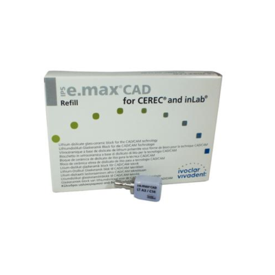 Vivadent Ivoclar IPS e.max CAD CEREC Blocks InLab 5/Pk All Sizes Shades