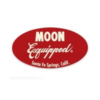 MOON Equipped Aufkleber Bonneville Dragster Race Kult Salzsee Santa Fe Springs