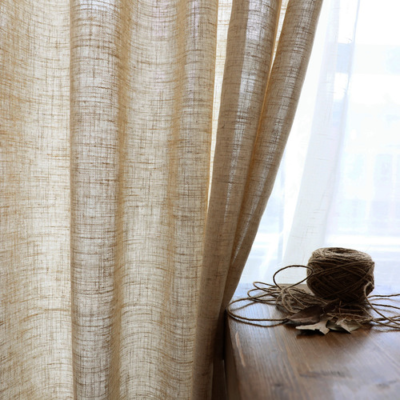 Linen curtain material deals