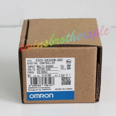Omron E5CC-QX2ASM-880 Temperature Controller 100-240VAC New In Box