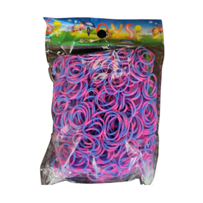 3600 ( 6x600) New TIE DYE Colors Refill Rubber Bands w/S Clips For Loom Kits 