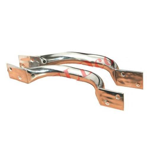 Side Body Lifting Grip Handle Set Pair Chrome For Willys 41-45MB Jeeps 