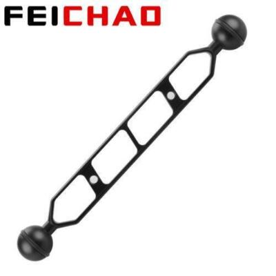FEICHAO Diving Camera Bracket Mount Clamp Dual Ball Lighting Arm CNC Aluminum