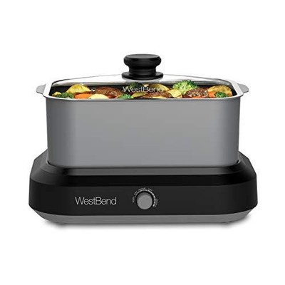 87905 Slow Cooker Large Capacity Non-stick Variable Temperature Control Inclu...
