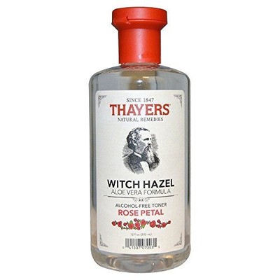 Thayers Alcohol-free Rose Petal Witch Hazel with Aloe Vera, 12 oz