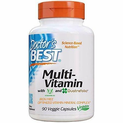 Doctor's Best Multi-Vitamin, Formulation Fully Optimized for Absorption, 90 Caps