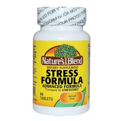 Stress Formula Compare To Stress  60 Tabs By Nature's Blend