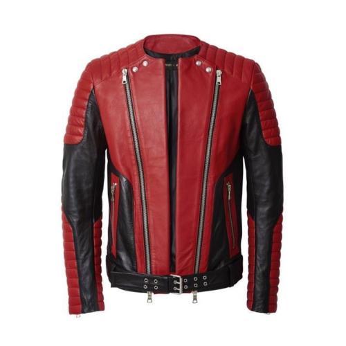 【BALMAIN】\"Lamb leather coat\" 90's Balmain lamb leather long - Gem
