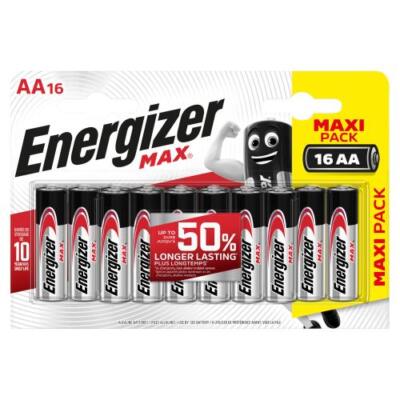 Energizer MAX AA Batteries (16 Pack), Double A Alkaline Batteries