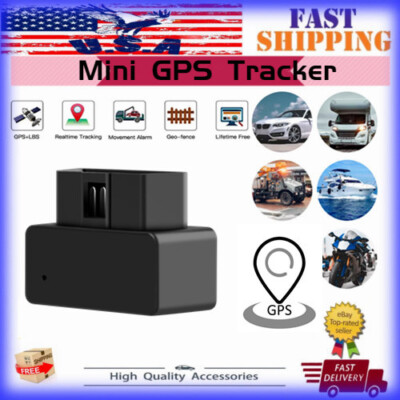 Car Tracker, GPS Tracker Locator Tracking Device Real Time GSM GPRS Android iOS