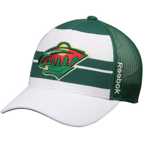 Minnesota Wild Baseball Hat Cap Adult Large Green '47 NHL Fitted